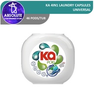 Ka 4in1 Antibacterial Laundry Capsule Detergent (Tub 46pcs)