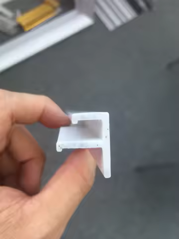 PVC F keel Profile Suitable For PVC Stretch Ceiling Film with Harpoon