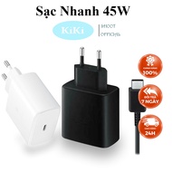 Củ sạc SS 45W chính hãng Ss Bộ Adapter sạc kèm cáp Type C - Type C Ss Củ sạc Ss Type-C 45W kèm cáp C