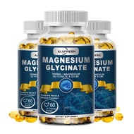 Alxfresh Magnesium Glycinate Dietary Supplement 500mg with Zinc,Vitamin D3 B6 Promotes Muscle Nerve 