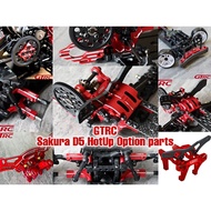 【READY STOCK】GTRC SAKURA D5S/ D5V2 / D5MR Version Aluminum Option Parts