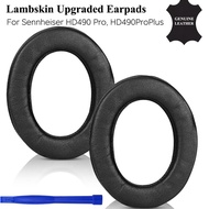 Lambskin Ear Pads Upgraded for Sennheiser HD 490 PRO / HD 490 PRO Plus Openback Professional Headpho