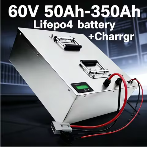 60V LiFePO4 Battery 50Ah-300Ah | High-Capacity Lithium Iron Phosphate Battery Pack | Built-in Advanc