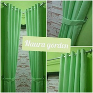 Gorden pintu dan jendela polos gorden pintu kamar / gorden jendela minimalis panjang 200cm 2 meter / hordeng jendela 1 kaca 150 cm / horden jendela lebar 1 meter panjang 2 meter