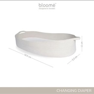 PR3L0V3D Baby Moshe diaper changing pad rope basketball foam mattress pad - IVY color (Cream)