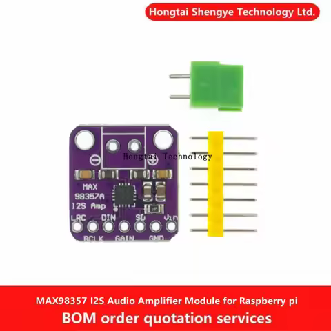 MAX98357 I2S Audio Amplifier Module Filterless Class-D Amplification for ESP32 Raspberry pi