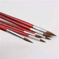 【Exclusive】 Factory Direct 6pcs/set Horsehair Art Brush Set Watercolor Brush Gouache Paint Brushes Art Supplies Artist Paint Brush