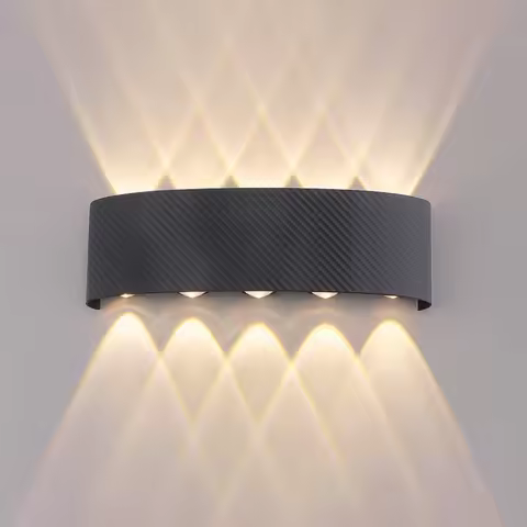 Modern Outdoor Wall Lamp Waterproof LED Wall Lamp AC85-265V 6W 10W Decoration Lamps For Bedroom Aisl