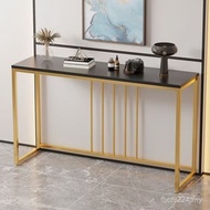 Small Apartment Cabinet Simple Iron Shelf Table Rack Table Art Rectangular Entrance Table Entrance E