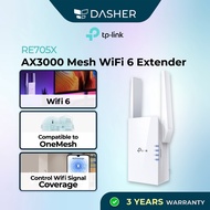 TP-Link RE705X AX3000 Mesh Dual Band WiFi 6 Extender WiFi Repeater Extender Booster Works With Any R
