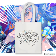 Tote BAG HOSHIMACHI SUISEI STELLAR INTO THE GALAXY - TOTEBAG ANIME & GAME DESIGN VTUBER HOLOLIVE SUI