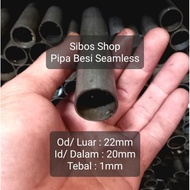 Seamless Iron Pipe | Od 22mm ID 20mm Thickness 1mm Length 20cm to 100cm
