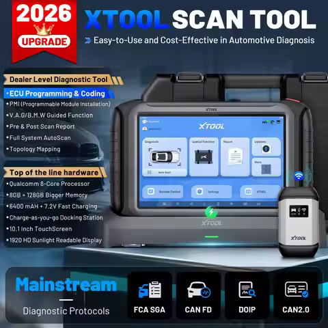 XTOOL InPlus IP919PRO Full Set Car Diagnostic Tool with KC501 KS01 SK-1 M822 Key Programmer ECU Prog