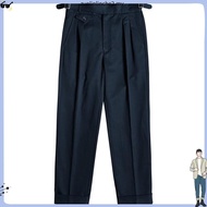 Vintage Gurkha Pants Men Military style High Waist Casual Straight Trousers Spring Autumn Fashion Lo