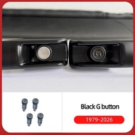 Black G Logo Door Handle Lock Core Emblem For Mercedes Benz G-Class W463 W464 W465 G350 G400 G450 G5
