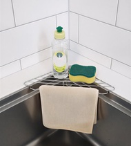 不鏽鋼轉角瀝水網 廚房架 洗碗精架 菜瓜布架　杯架 小物架