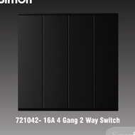 Simon E6 Series Switch / Switches & Socket Outlet BLACK COLOR  SIRIM APPROVED