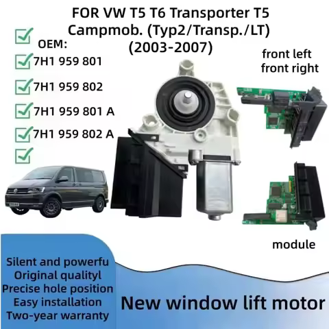 VW T5 Campmob Transporter T6 T5 Window motor control module front left and front right 7H1959801A 7H