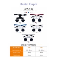 Head-Mounted Lightweight Magnifying Glass 2.5 Times/3.5 Times, Multiple Colors Available