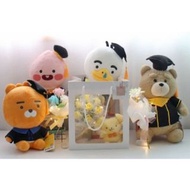 即日出貨❣️畢業公仔 RYAN APEACH TUBE  TED 賤熊 玉桂狗 Kuromi Melody  Kakao friends 畢業公仔  韓國 Kakao Friends 畢業公仔  RY