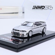 INNO 1:64 SKYLINE GTR R33 NISMO 400R Sonic Sier alloy car model