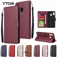 2021 New Design 7 colors Samsung Galaxy J4 J6 Plus 2018 J5 J7 Prime J2 Pro C710 Casing Flip Cover Wallet Case Leather Card