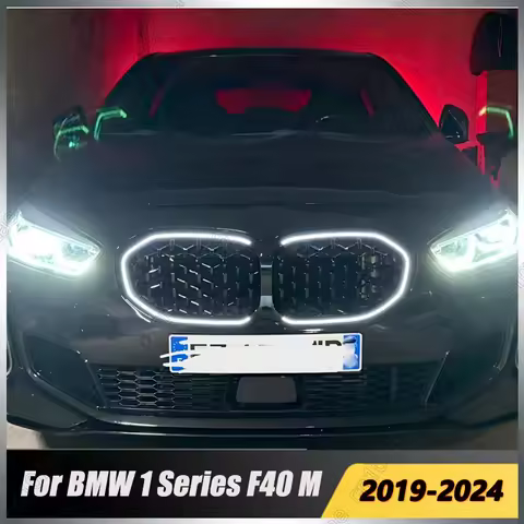 Diamond Style LED Front Kidney Grille For BMW 1 Series F40 M135i 118i 118D M Sport 128ti 2019-2024 R