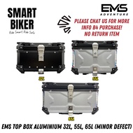 (Minor Defect) EMS Aluminum Top Box Cases Series 32L 55L 65L Motorcycle Accessories