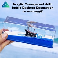 Birthday gift Graduation gift Cruise ship fluid pirate ship drift bottle desktop decoration
