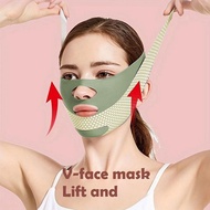 Face Slimm-ing Bandage V Line Face Shaper Double Chin Facial Care Belt Face Wrinkle Massager C1u0