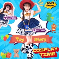 全新現貨🔮信譽紫鑽店🔮兒童toystory cosplay 小童翠絲cosplay Jessie Cosplay kid 成人兒童翠絲裙 翠絲costume Disney cosplay 小童萬聖節c