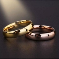 แหวนเกลี้ยงแท้ แหวนเกลี้ยงเกาหลี แหวนปอกมีด 4 มิล แหวนแฟชั่น แหวนเกลี้ยงทอง แหวนเกลี้ยงกลม แหวนสแตนเลส ไม่ลอกไม่ดำ