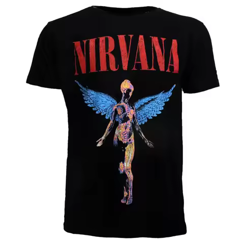 Nirvana in Utero Angelic T-shirt - A Retro Band Rock Metal Element Street Hip-hop Enthusiast T-shirt