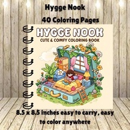 Hygge Nook coloring book coloring book 40 Pages relaxing art therapy book