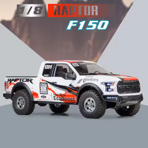 RC Car Shell for KM 1/8 F150 Off-road Vehicle Rock Cralwer ABS Material Transparent DIY Paintable Bo