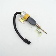 3932529 12V Shut off Solenoid Valve for 6BT5.9 4BT5.9 R130 R170 Stop Flameout Solenoid Valve