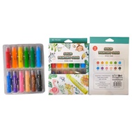 Pure Spirit 12 Color Solid Painting Stick Color Burst Washable Paint Kids Art Supplies Art Paint Sti