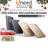 [3C+Qi2 Certified] Uneed Mini PowerBank 12000/6000mAh Magnetic Wireless 20W Fast Charging PD22.5W Fo