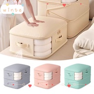 WINTE Clothes Quilt Storage Bag, Self Compression Space Saving Compression Duvet Storage Bag, Wardro