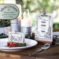 Menu Stand A5 A6 A8 Food Paper Notes Signs Picture Frames 2 Sides Business Cards Tabletop