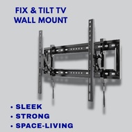 With Installation Service|DF80-T Fixed Tilt TV Wall Mount for 50-80 Inch TVs | Heavy Duty 68kg | VES