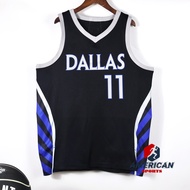 Hot Pressed Men's Dallas Mavericks Jersey Kyrie Irving Black City Basketball Jersey