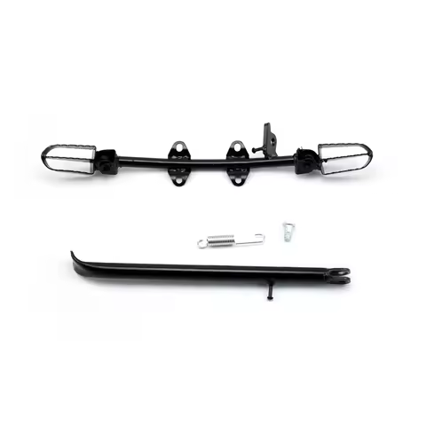 Rest Side Mount Foot Peg Footpeg Mount Rest Kick Stand Pit Dirt Bike for Honda C90 Style Engine 110c