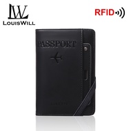 LouisWill Wallet FRID Card Case Identical FRID Anti-Theft Swipe Independent Card Bag Certificate Bag