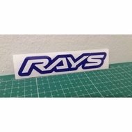 RAYS sticker TE37 Rays Vinyl sticker (SMALL)