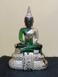 No. G/14 พระบูชา พระแก้วมรกต 25 พุทธศตวรรษ ปี พ.ศ.2500 (บล็อกพิเศษสงวน)สิทธิ์ หล่อพิธี2500 เนื้อแก้ว