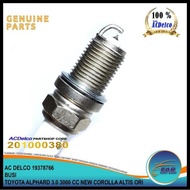 BEST DEAL IRIDIUM IK20TT SPARK PLUG TOYOTA ALPHARD 3.0 NEW COROLLA ALTIS ORIGINAL AC DELCO