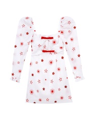 Kloset Design Star Mini Dress With Bow At Front (CM22-D001)