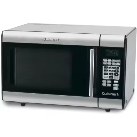 Cuisinart CMW-100 1-Cubic-Foot Stainless Steel Microwave Oven, Brushed Chrome