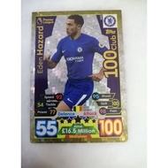 match attax 17 /18 Eden hazard 100 club